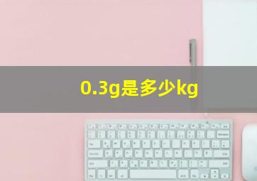 0.3g是多少kg