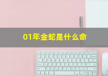 01年金蛇是什么命