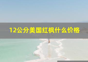 12公分美国红枫什么价格