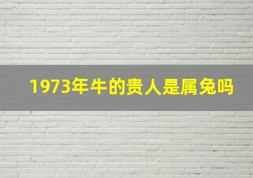 1973年牛的贵人是属兔吗