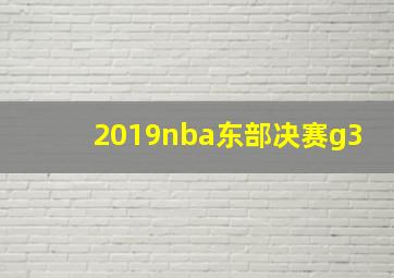 2019nba东部决赛g3