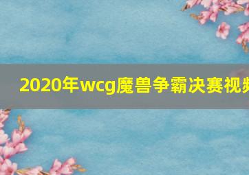 2020年wcg魔兽争霸决赛视频