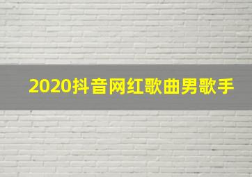 2020抖音网红歌曲男歌手