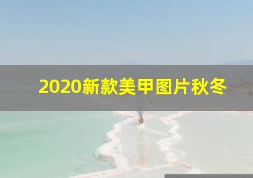 2020新款美甲图片秋冬