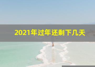 2021年过年还剩下几天