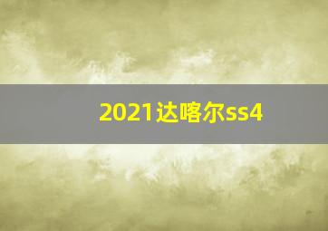 2021达喀尔ss4