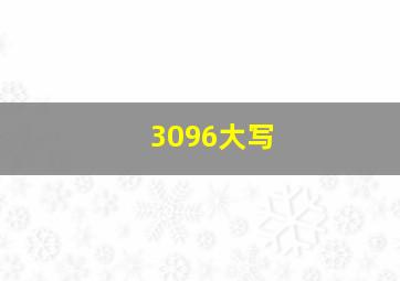 3096大写