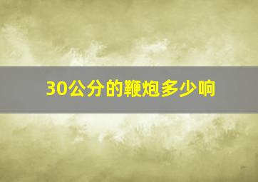 30公分的鞭炮多少响