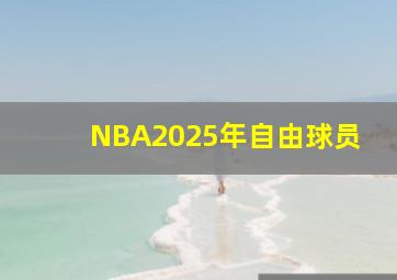 NBA2025年自由球员