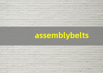 assemblybelts