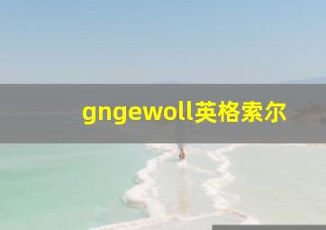 gngewoll英格索尔