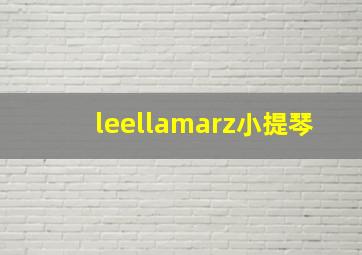 leellamarz小提琴