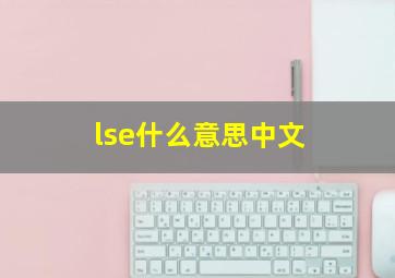 lse什么意思中文