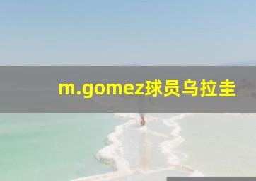 m.gomez球员乌拉圭