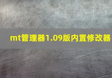 mt管理器1.09版内置修改器