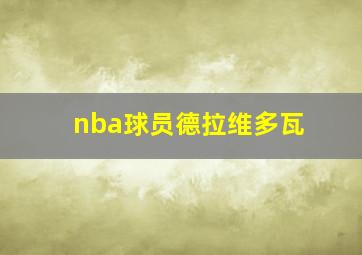 nba球员德拉维多瓦