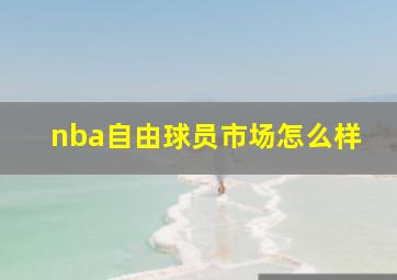 nba自由球员市场怎么样