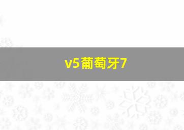 v5葡萄牙7