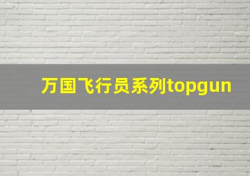 万国飞行员系列topgun