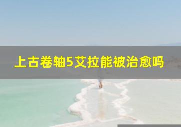 上古卷轴5艾拉能被治愈吗