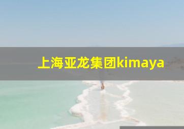 上海亚龙集团kimaya