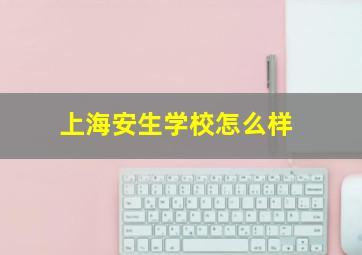 上海安生学校怎么样