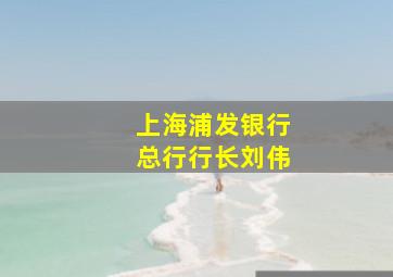 上海浦发银行总行行长刘伟