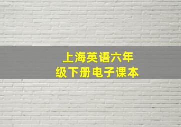 上海英语六年级下册电子课本