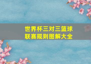 世界杯三对三篮球联赛规则图解大全