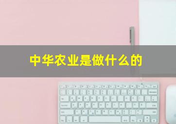 中华农业是做什么的