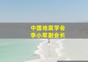 中国地震学会李小军副会长