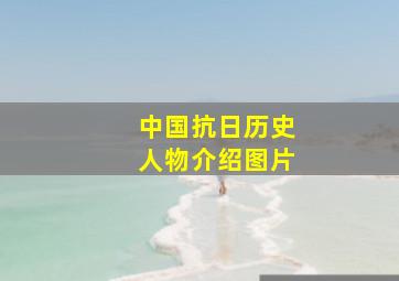 中国抗日历史人物介绍图片