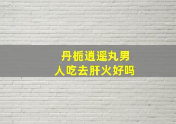 丹栀逍遥丸男人吃去肝火好吗