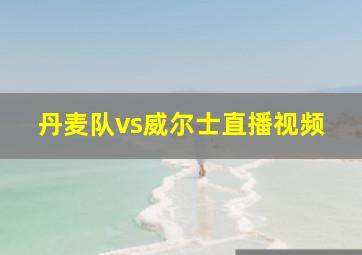 丹麦队vs威尔士直播视频