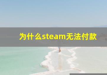 为什么steam无法付款