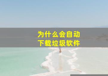 为什么会自动下载垃圾软件