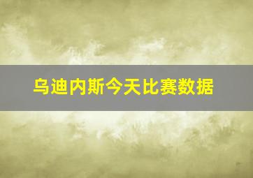 乌迪内斯今天比赛数据