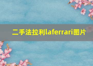 二手法拉利laferrari图片