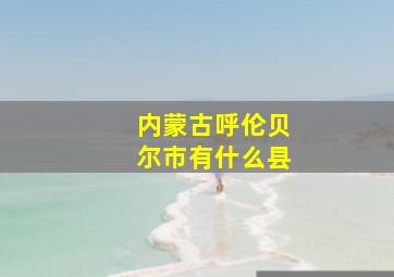 内蒙古呼伦贝尔市有什么县