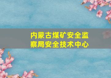 内蒙古煤矿安全监察局安全技术中心