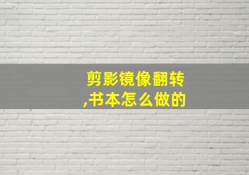 剪影镜像翻转,书本怎么做的