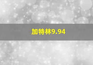 加特林9.94