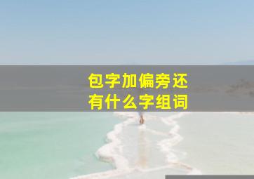 包字加偏旁还有什么字组词