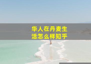 华人在丹麦生活怎么样知乎