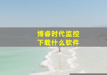 博睿时代监控下载什么软件