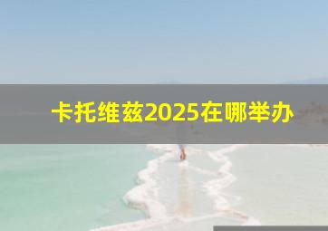 卡托维兹2025在哪举办