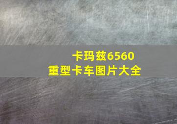 卡玛兹6560重型卡车图片大全