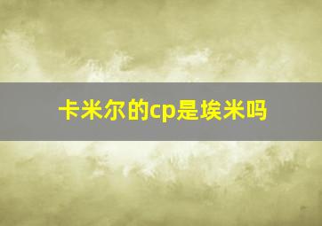 卡米尔的cp是埃米吗