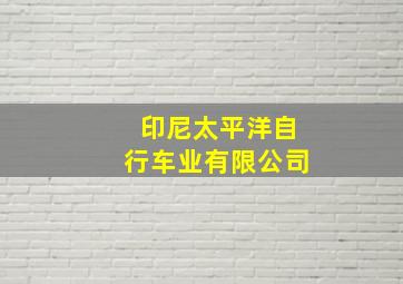 印尼太平洋自行车业有限公司