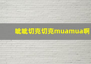 呲呲切克切克muamua啊